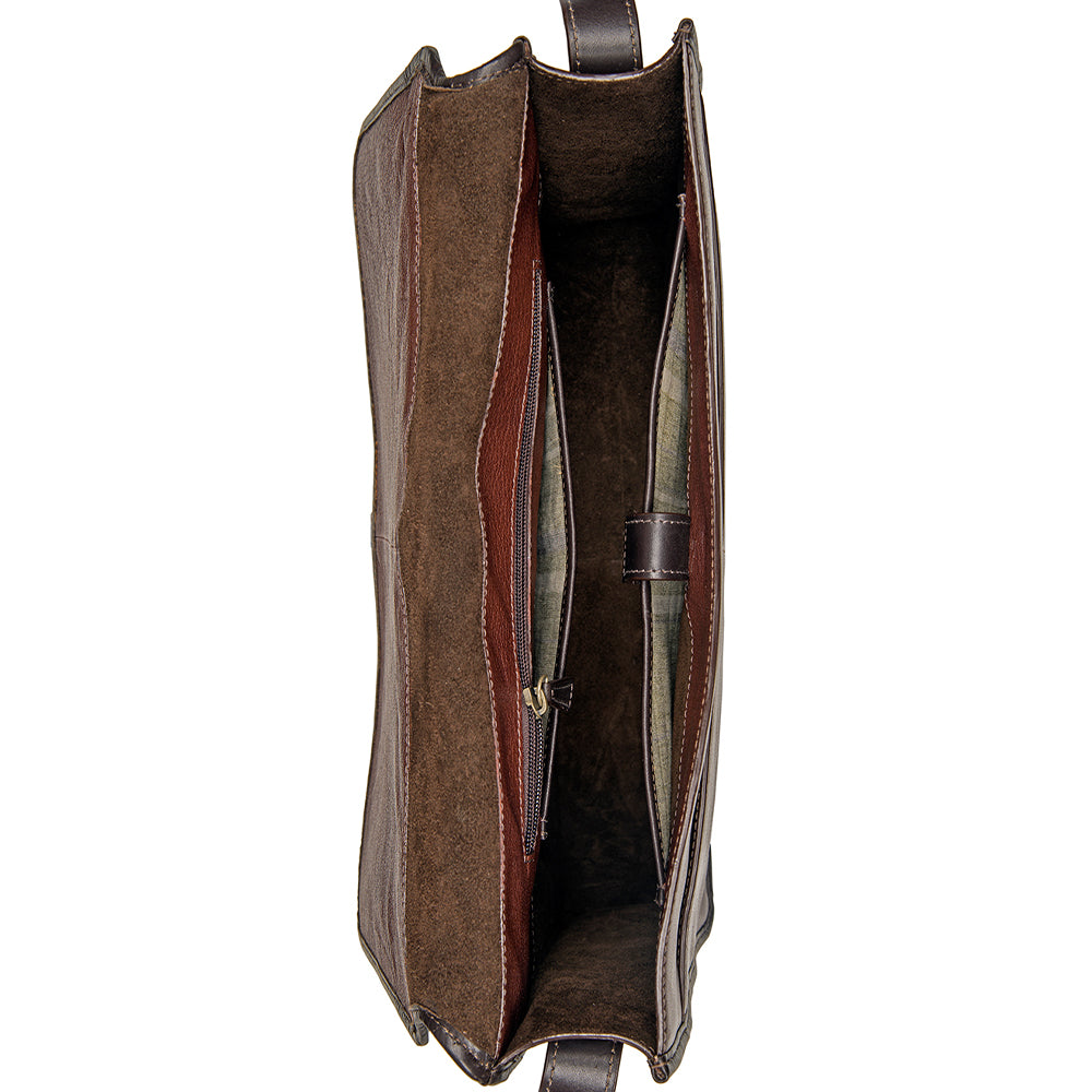 The “Legacy Brief” Buffalo Leather Messenger