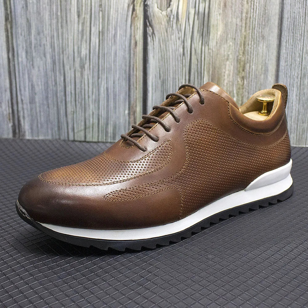 Executive Flex Leather Sneakers