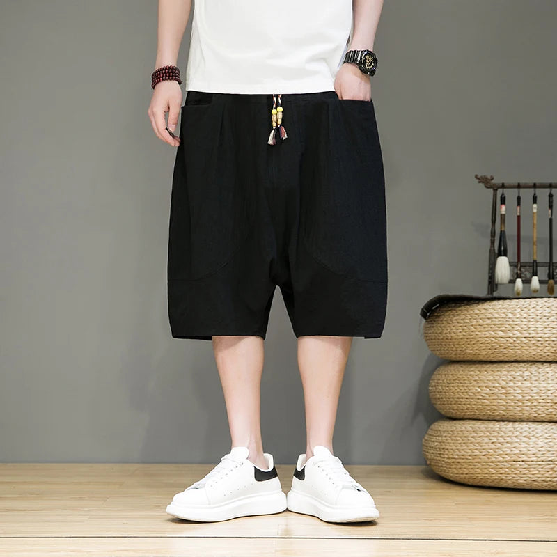 Quiet Motion Linen Authority Shorts