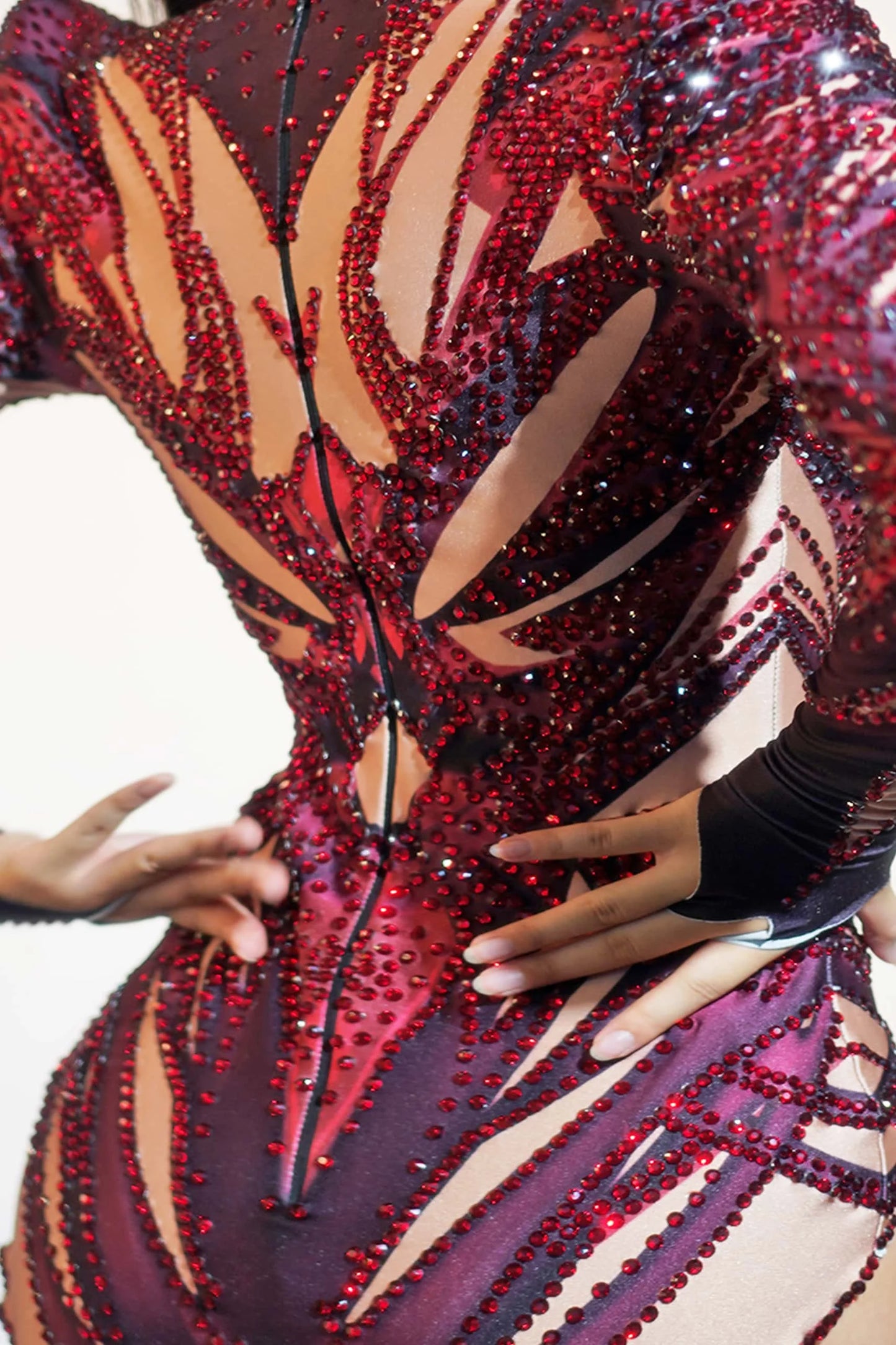 The Stardom Silhouette – Crystal Statement Bodysuit