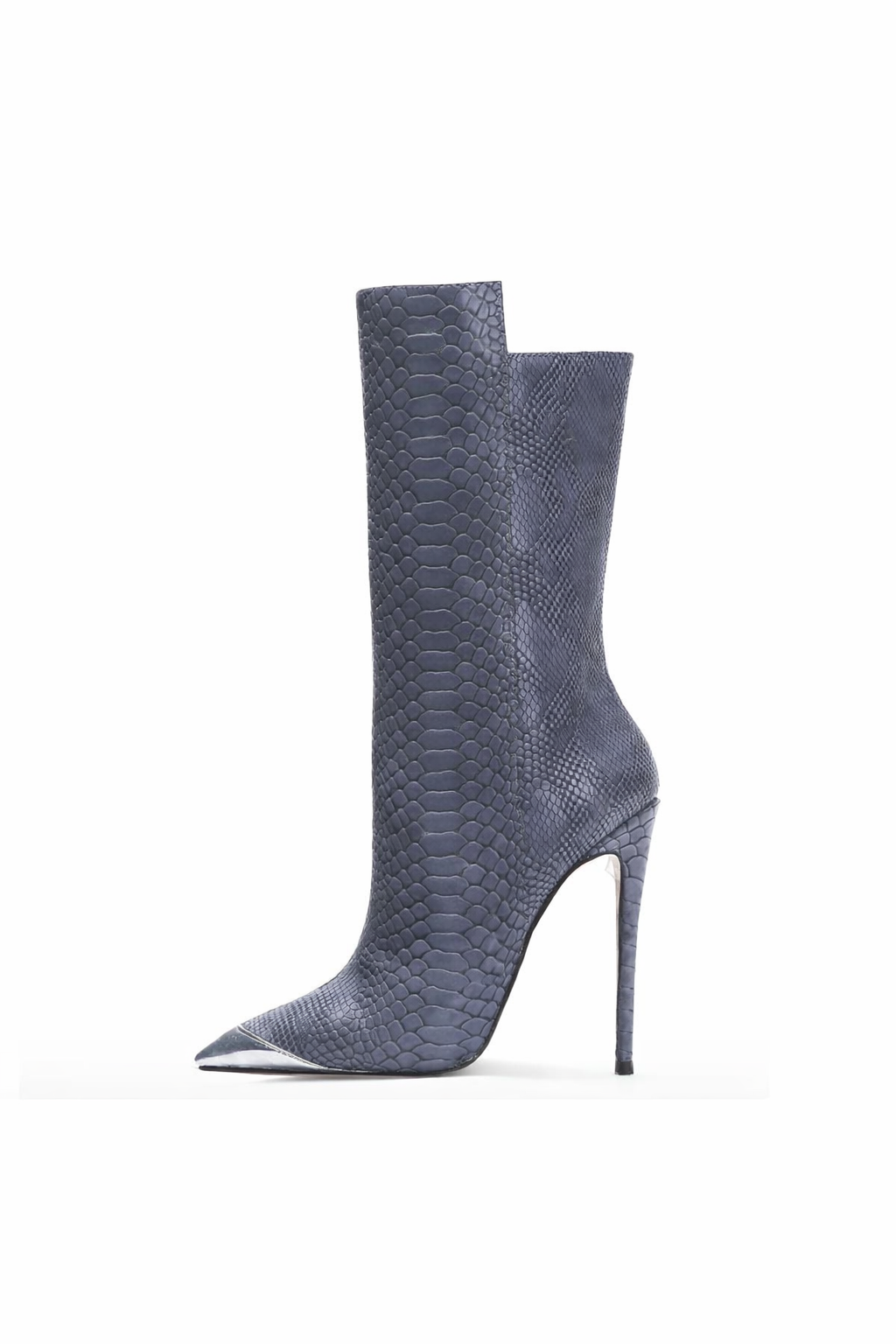Earthy Python Stiletto Boots