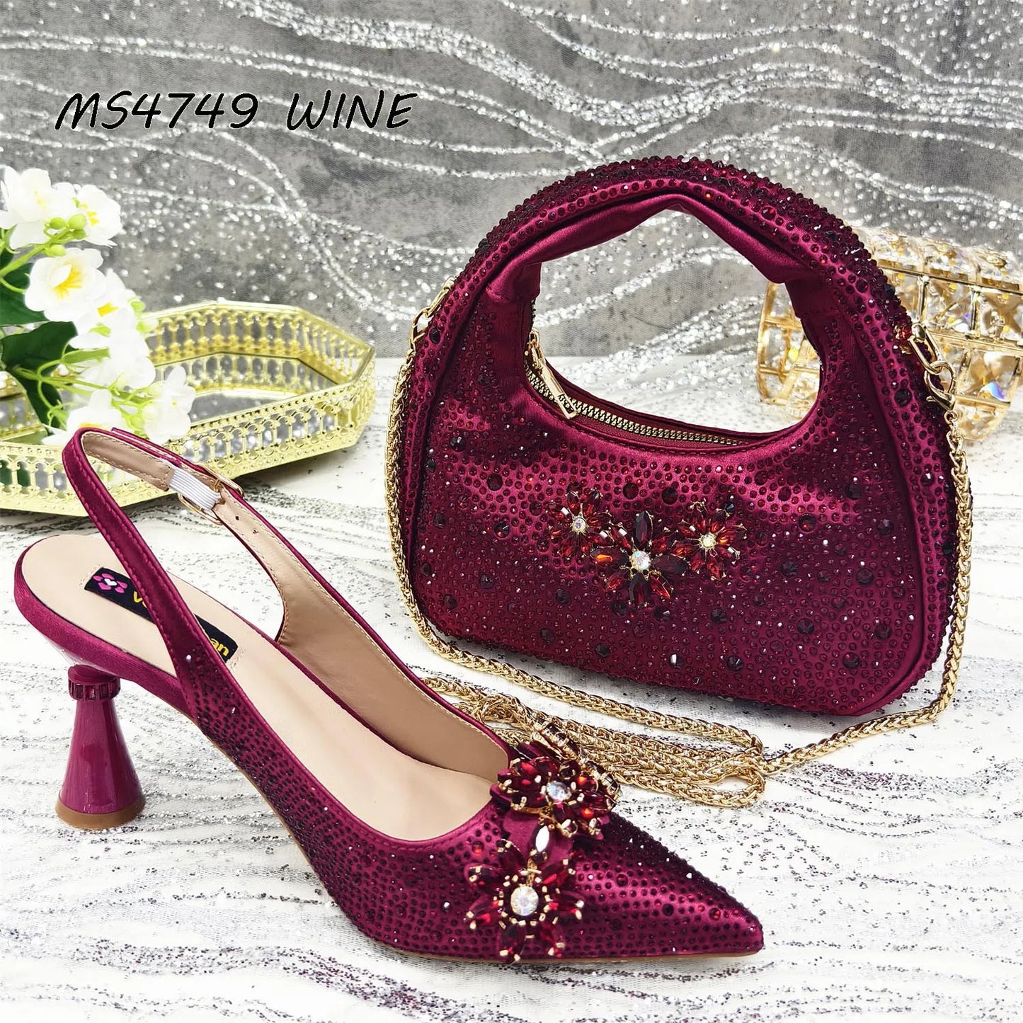 Regal Radiance Handbag & Heel Set