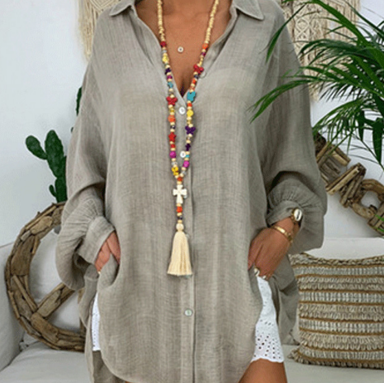 Soft Presence Relaxed Button-Down