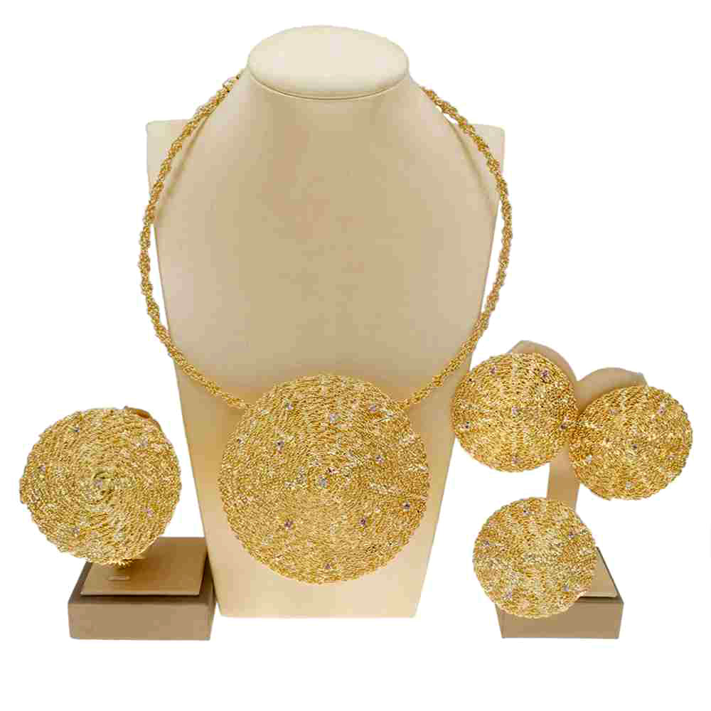 Royal Radiance Gold Statement Set