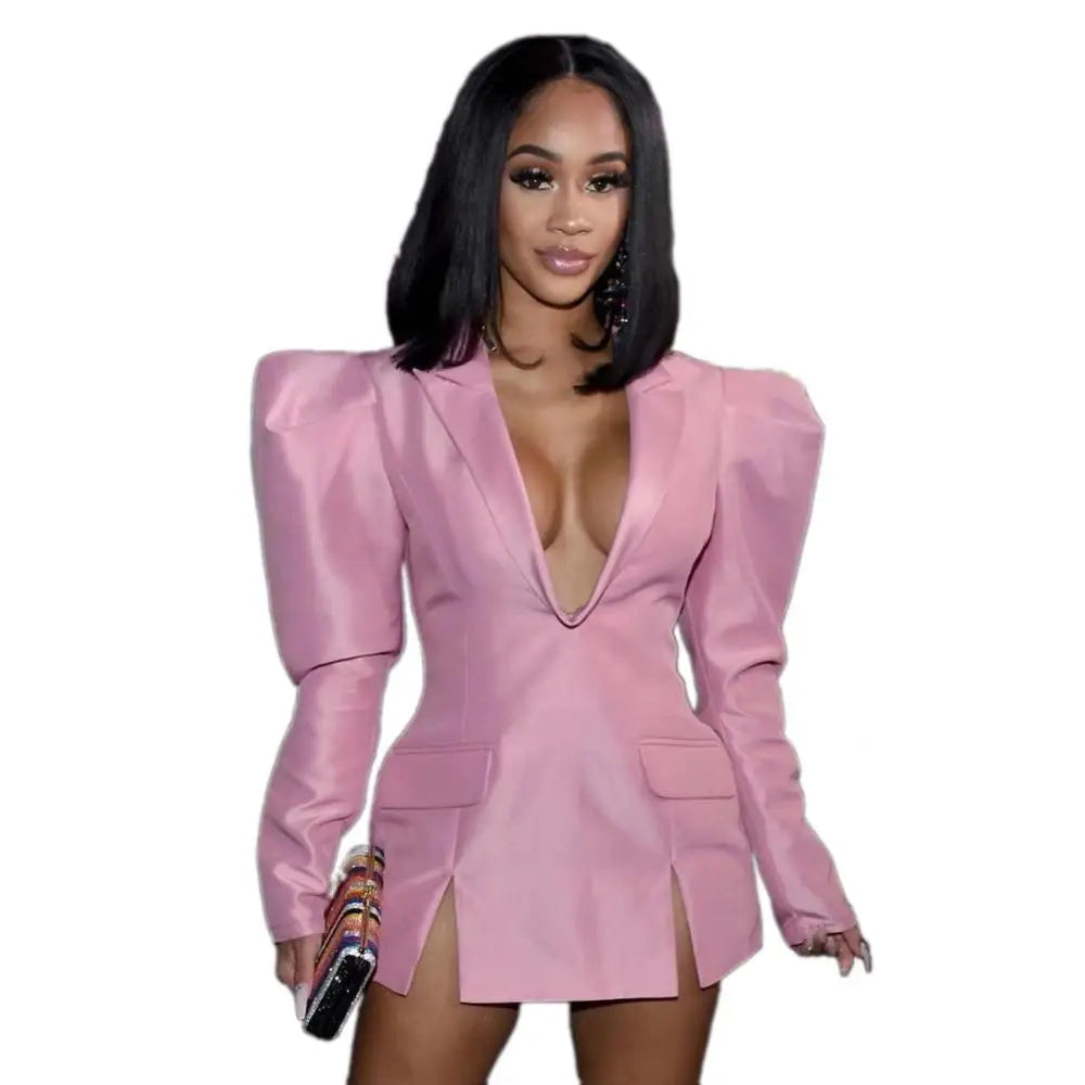 Power Muse Blazer Mini Dress