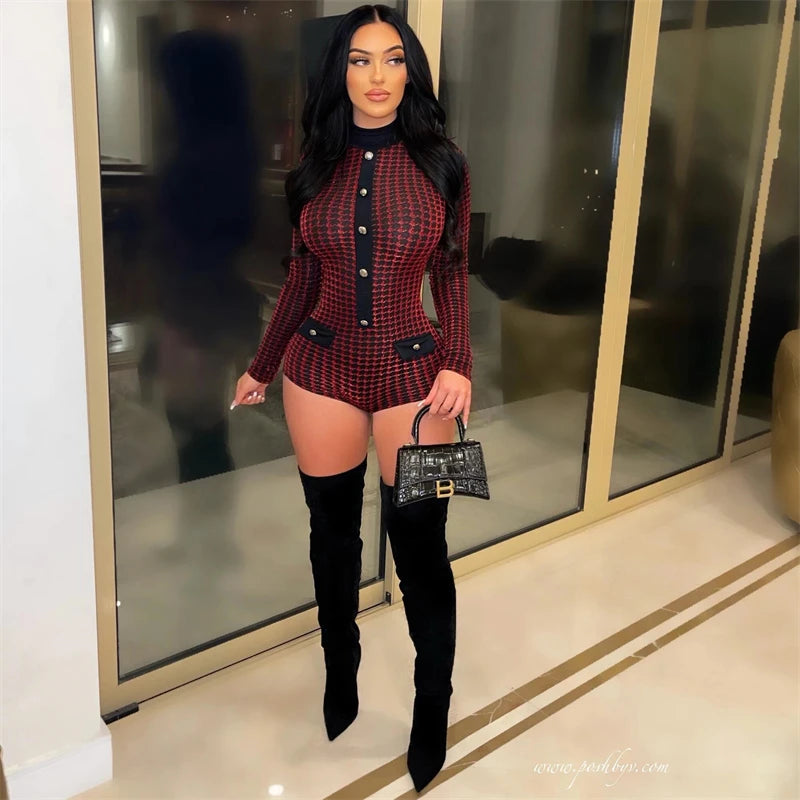 The “Midnight Heiress” Luxe Romper