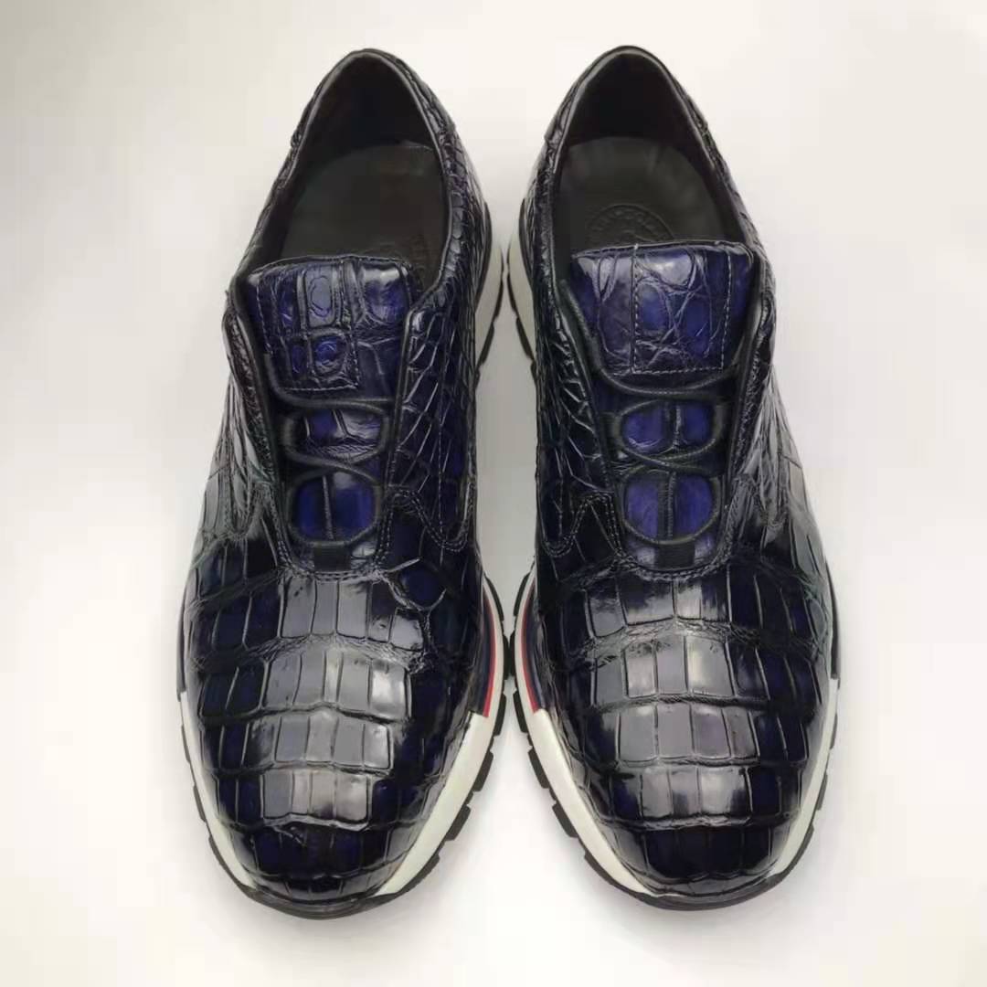 The Monarch Zip Leather Sneaker