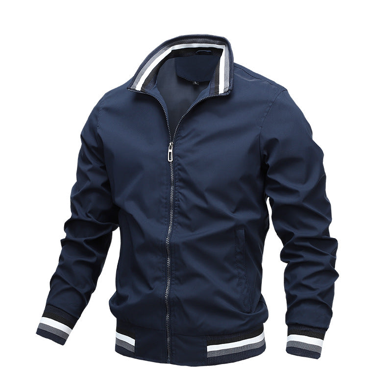 The “Apex Motion” Luxe Bomber Jacket