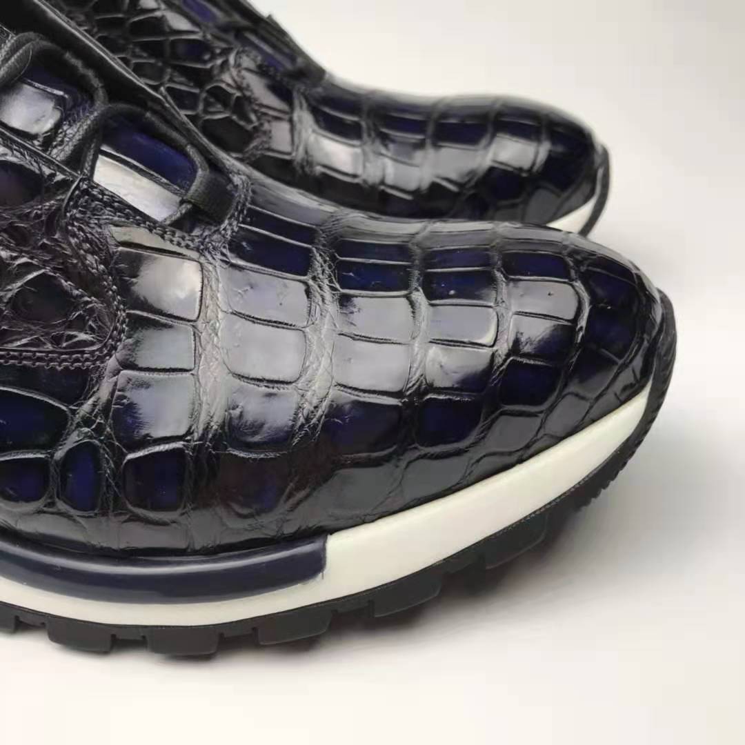 The Monarch Zip Leather Sneaker