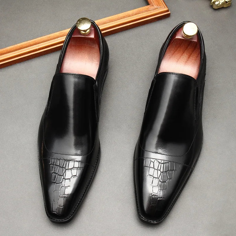 The Crimson Crown Croc Loafer