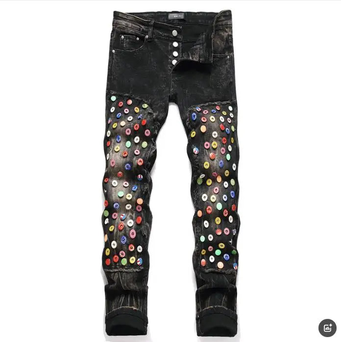 The Midnight Authority Stacked Jeans