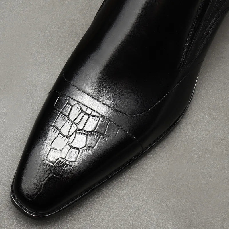 The Crimson Crown Croc Loafer