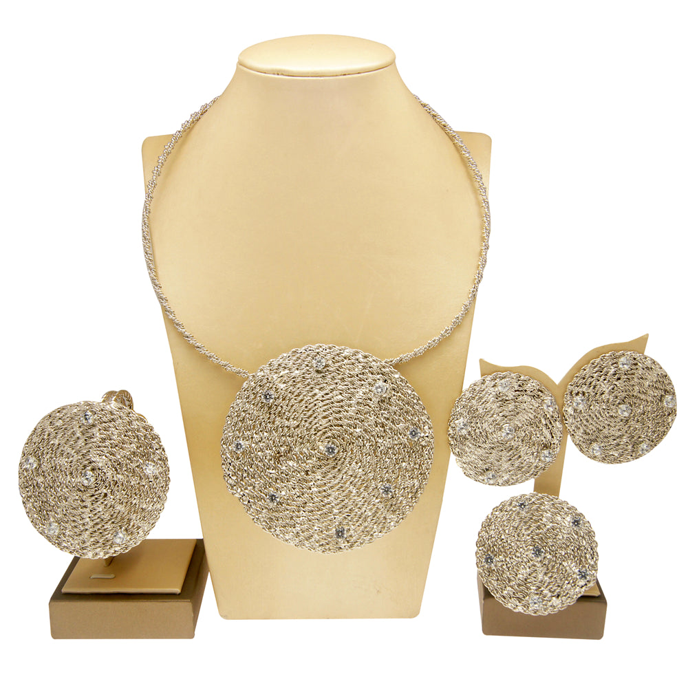 Royal Radiance Gold Statement Set