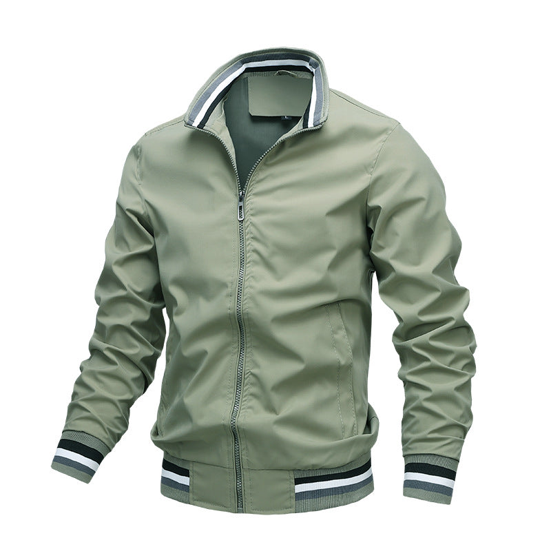 The “Apex Motion” Luxe Bomber Jacket