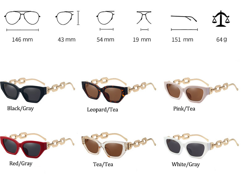 Golden Mirage Cat Eye Shades
