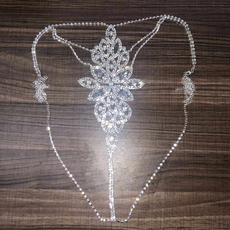 Midnight Luxe Crystal Body Chain Set