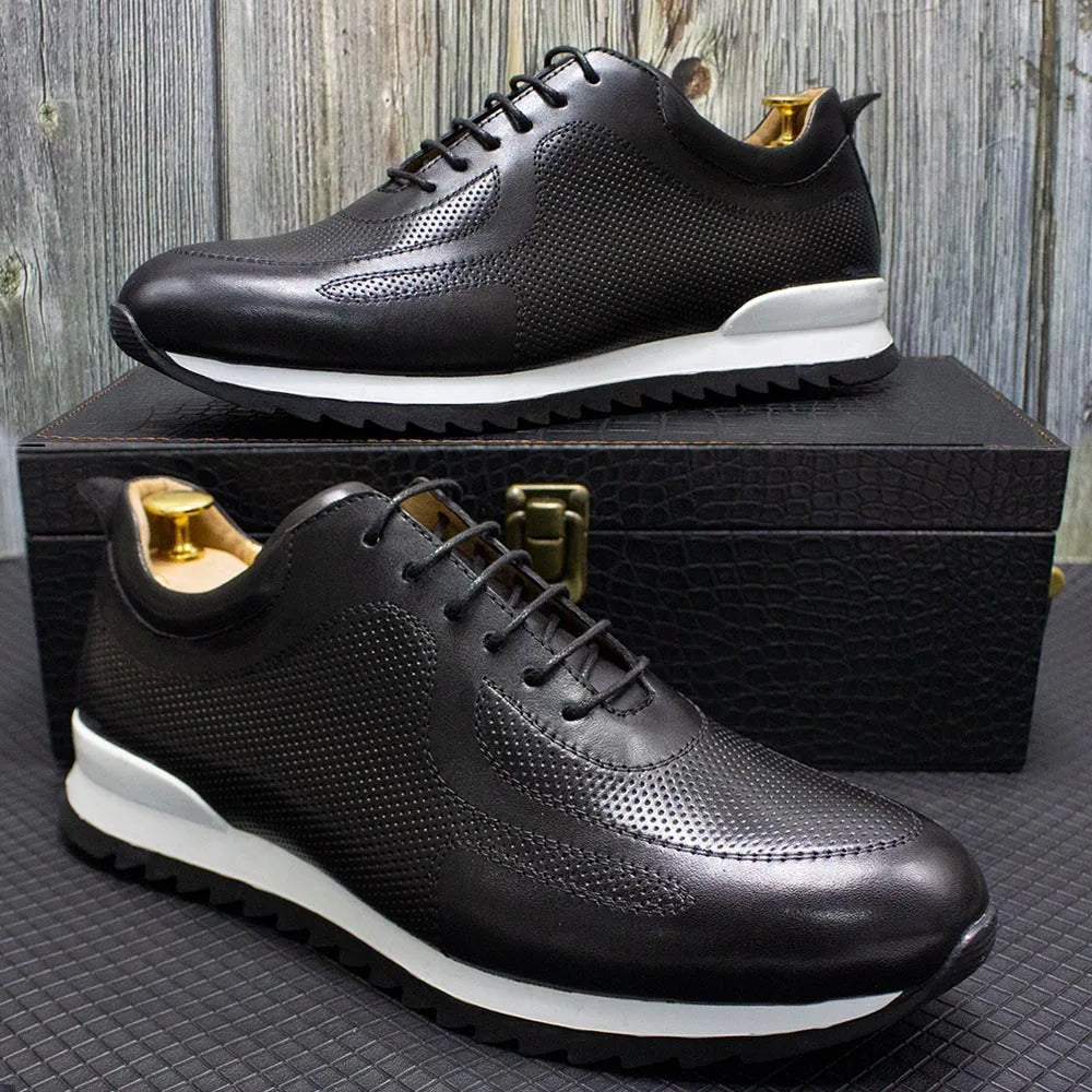 Executive Flex Leather Sneakers