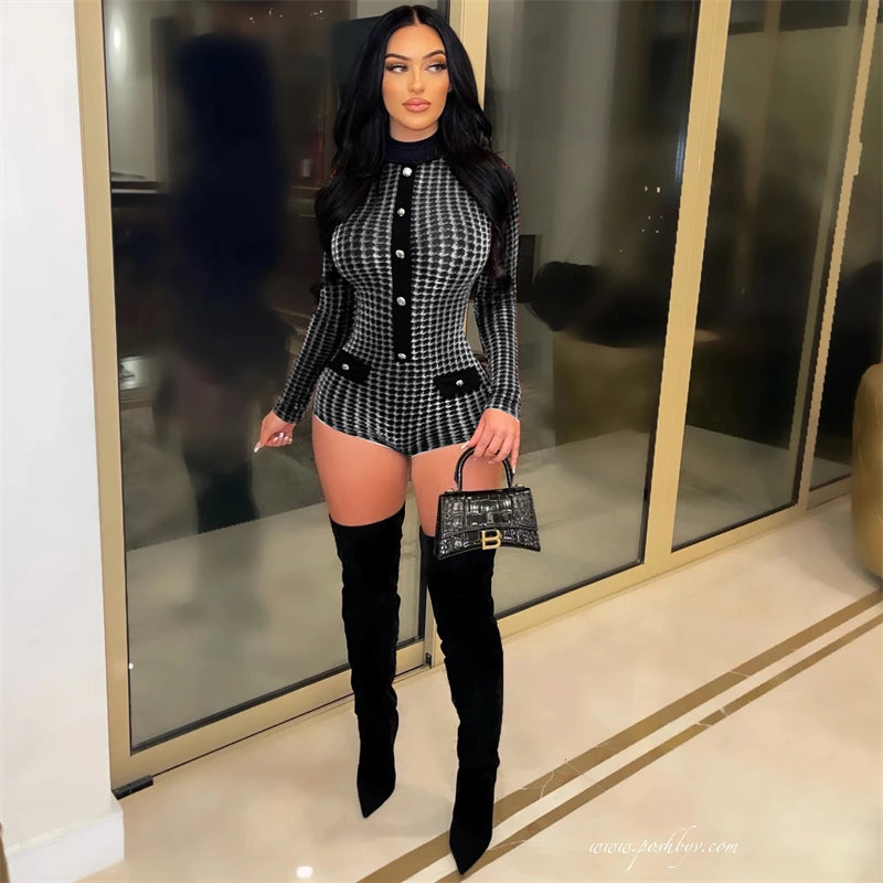 The “Midnight Heiress” Luxe Romper