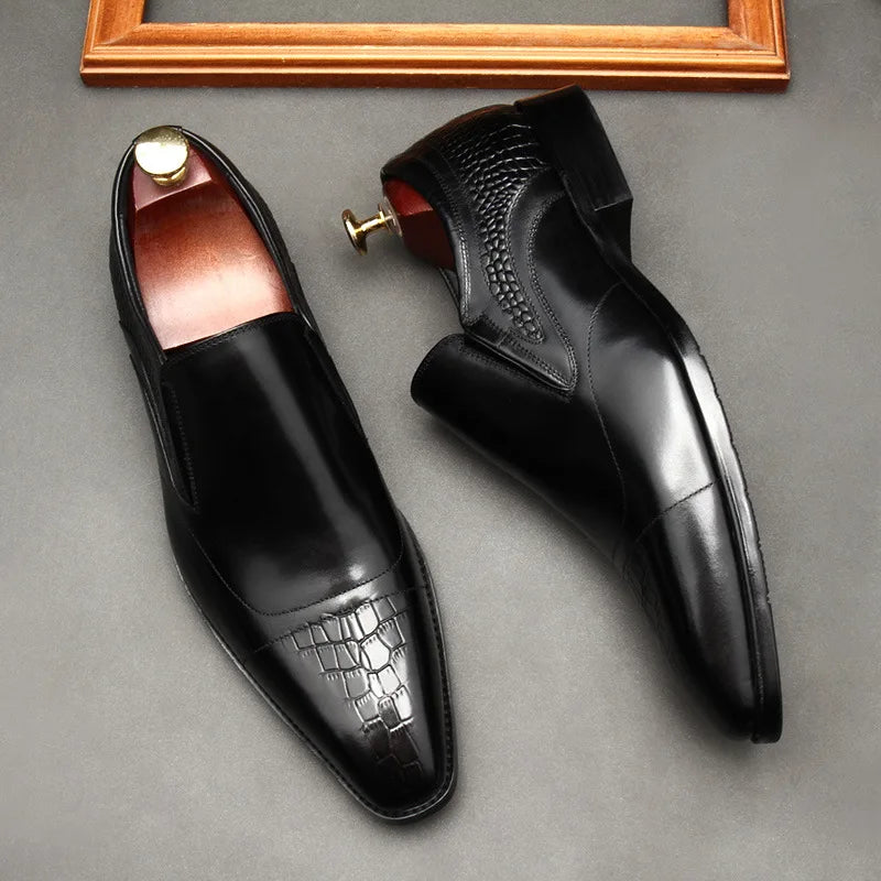 The Crimson Crown Croc Loafer