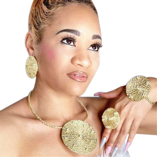 Royal Radiance Gold Statement Set
