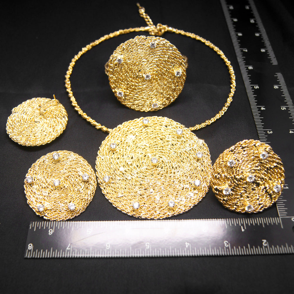 Royal Radiance Gold Statement Set