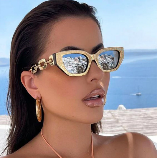 Golden Mirage Cat Eye Shades
