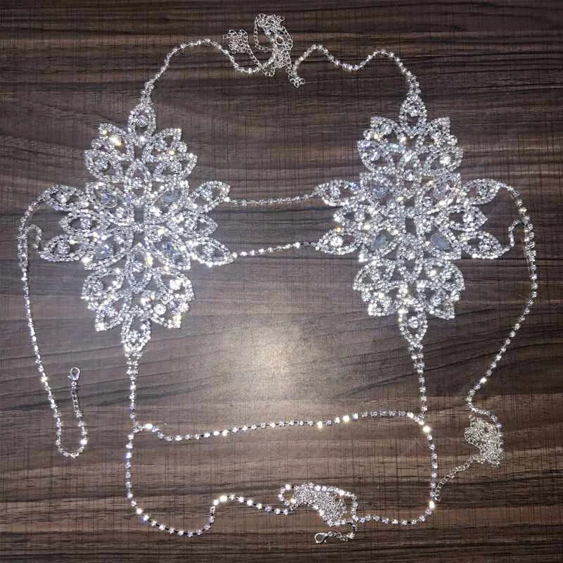 Midnight Luxe Crystal Body Chain Set