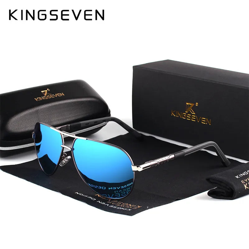 Crimson Edge Polarized Aviators