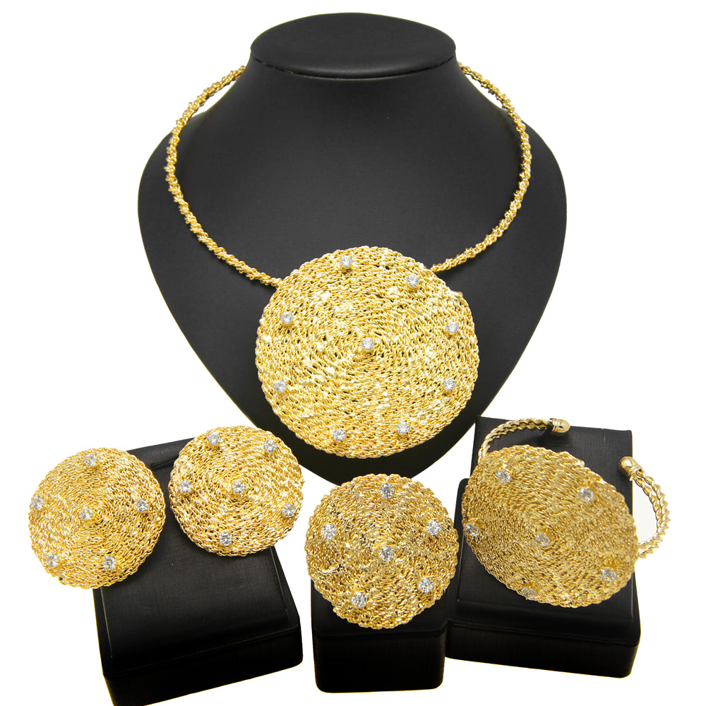 Royal Radiance Gold Statement Set