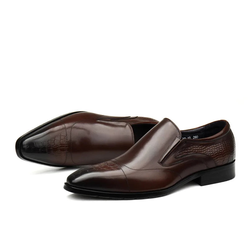 The Crimson Crown Croc Loafer