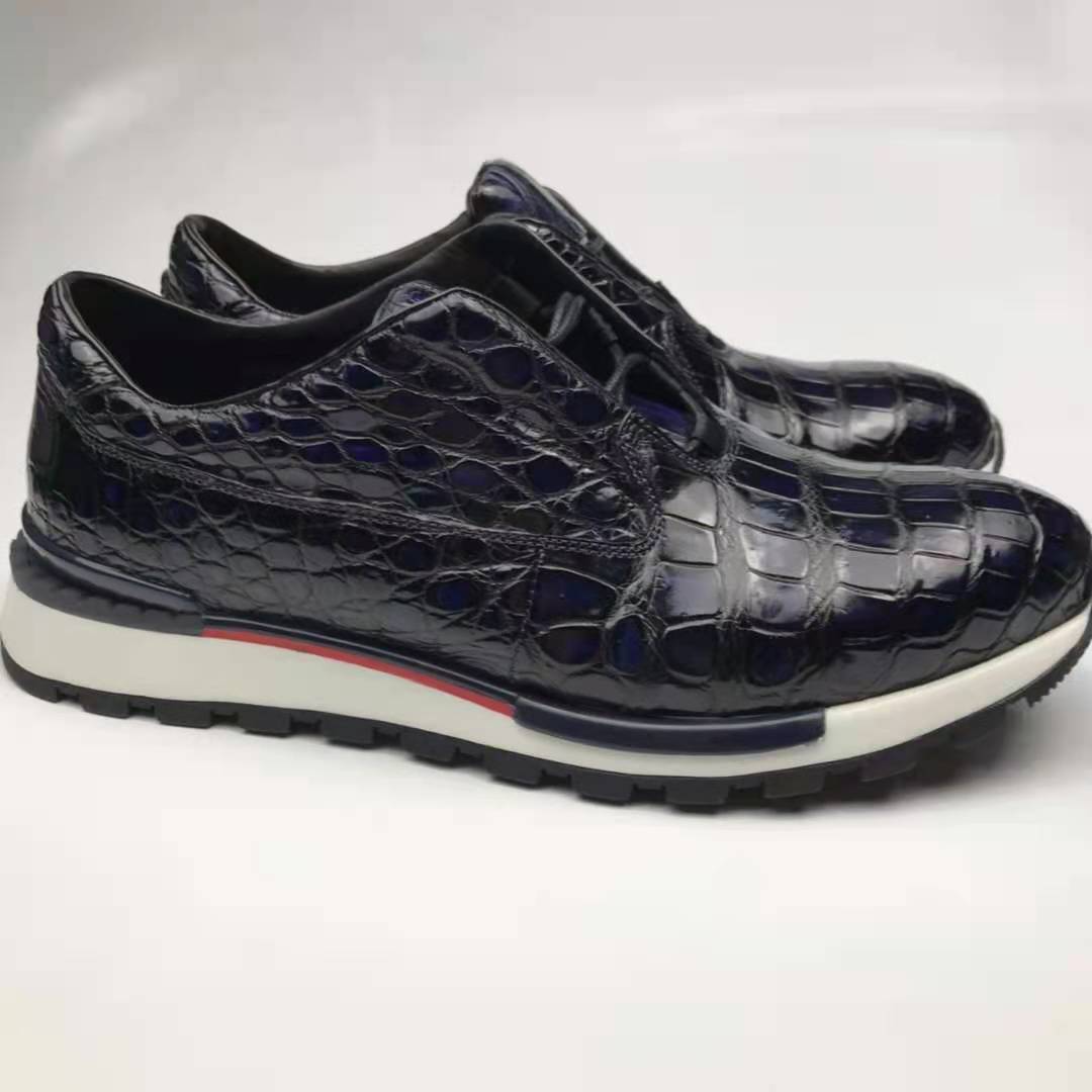 The Monarch Zip Leather Sneaker