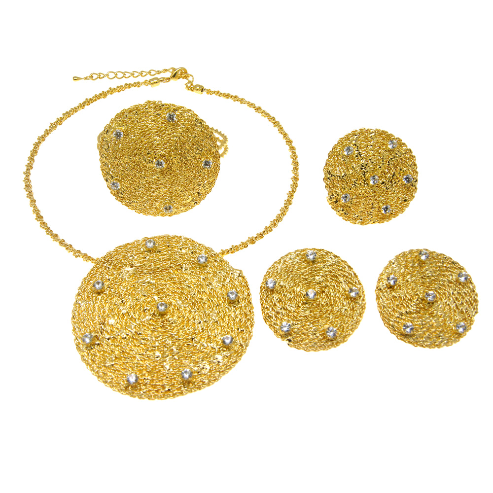 Royal Radiance Gold Statement Set