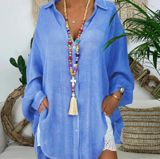 Soft Presence Relaxed Button-Down
