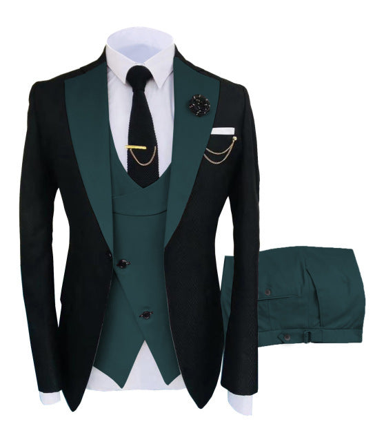 The Azure Sovereign – Three-Piece Ceremony Suit