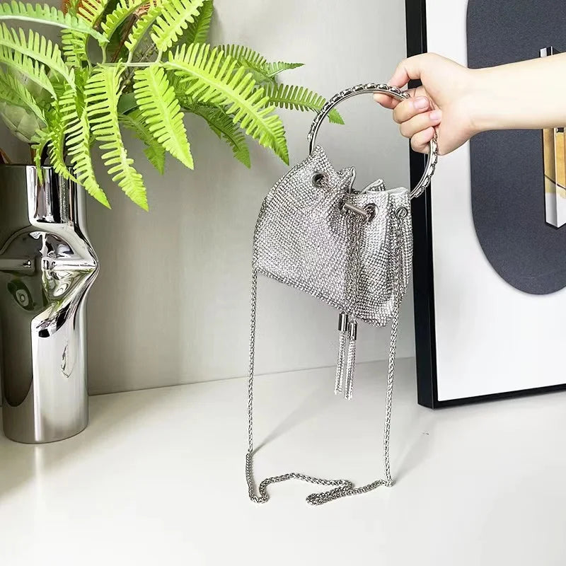 Diamond Halo Luxe Sandal & Bag Set