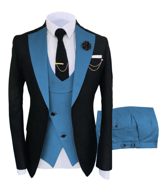 The Azure Sovereign – Three-Piece Ceremony Suit