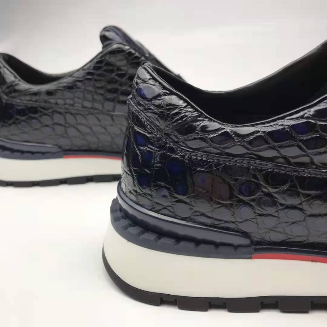 The Monarch Zip Leather Sneaker