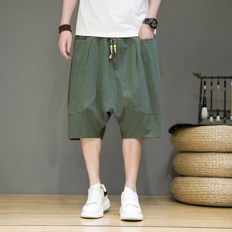 Quiet Motion Linen Authority Shorts
