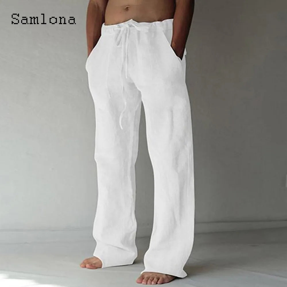 The Solstice Linen Trousers