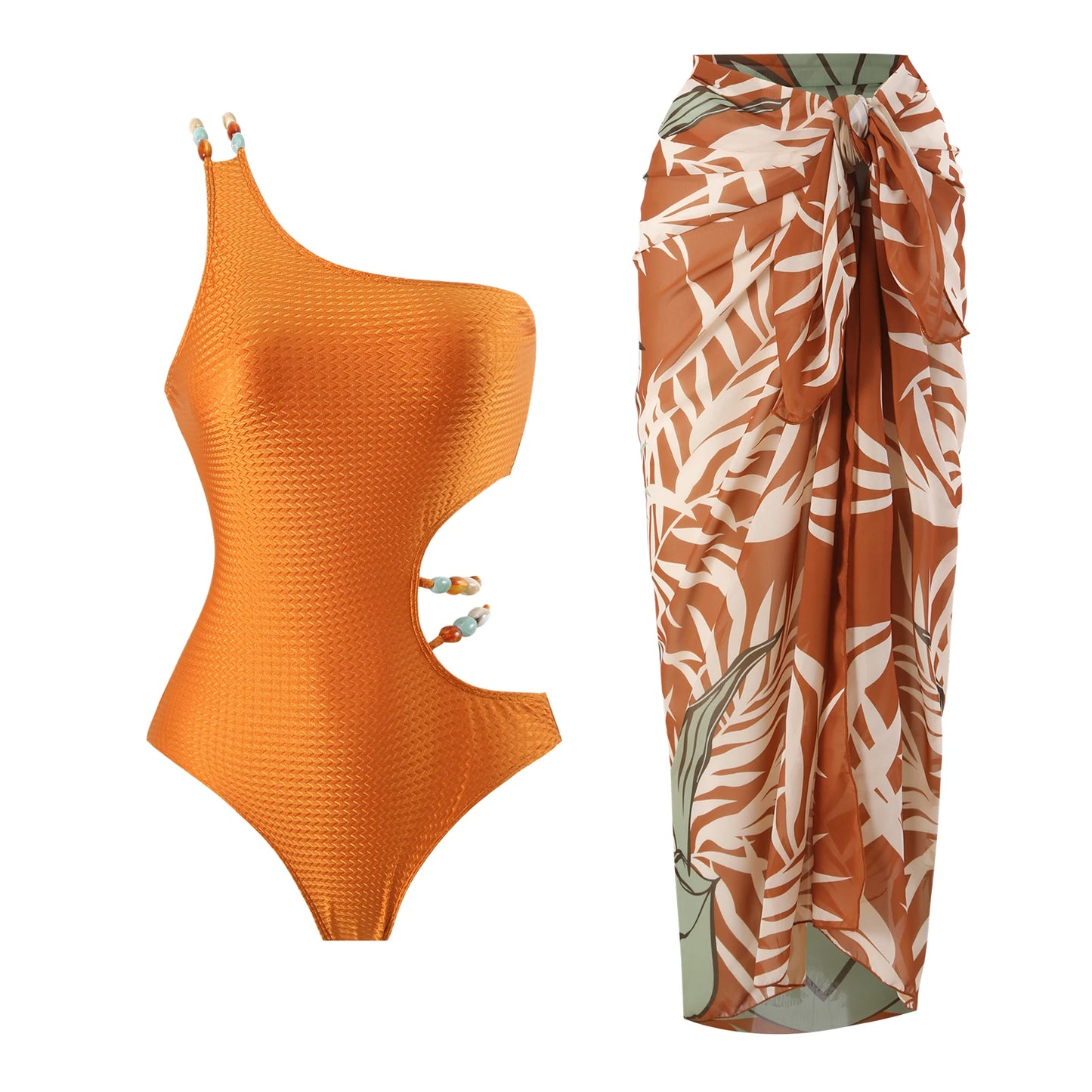 Santorini Bloom Luxe Swim Collection
