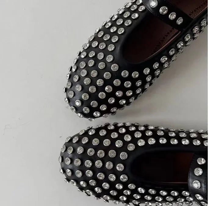 Diamond Rebel Mary Jane Flats