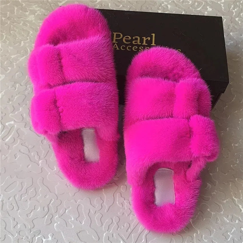 Soft Life Mink Luxe Slides