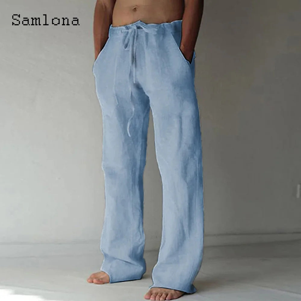 The Solstice Linen Trousers