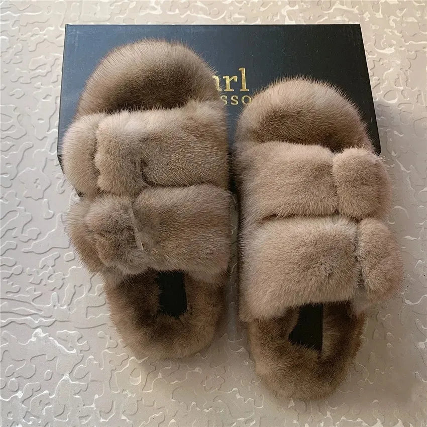 Soft Life Mink Luxe Slides