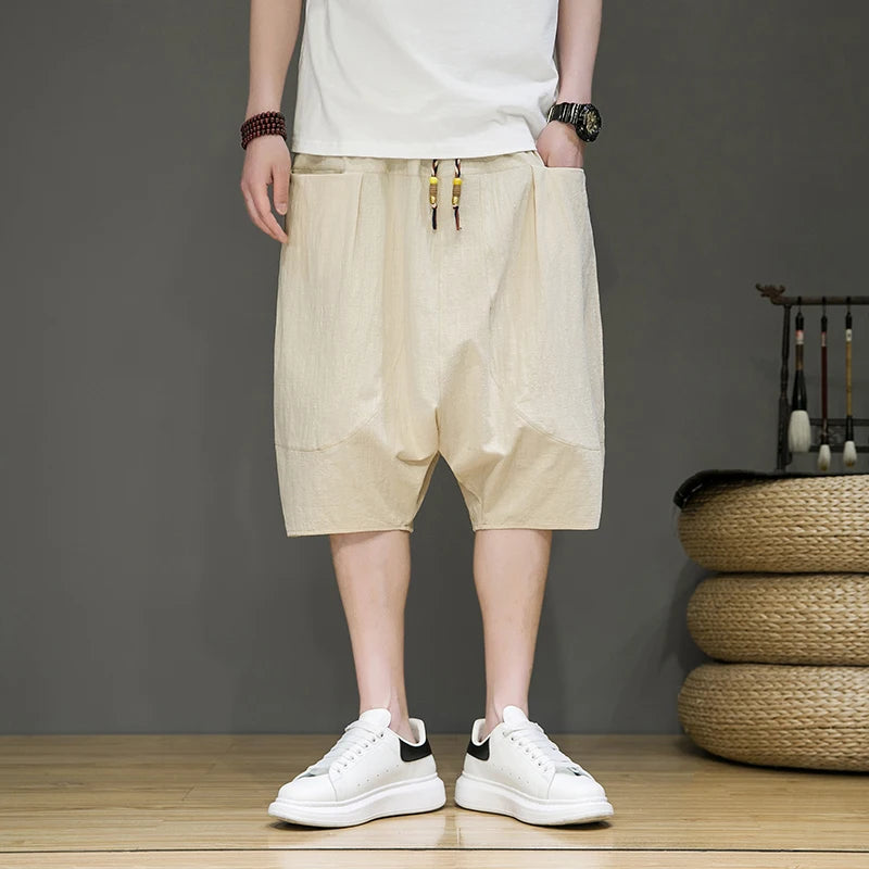 Quiet Motion Linen Authority Shorts