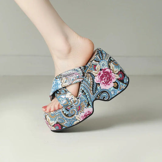 Bohemian Bloom Platform Slides