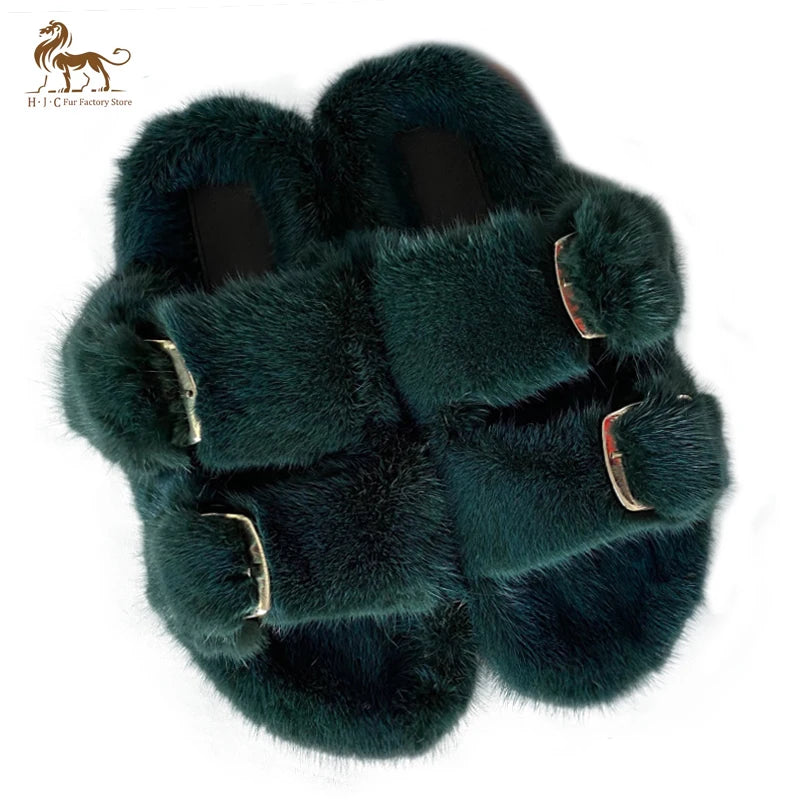 Soft Life Mink Luxe Slides
