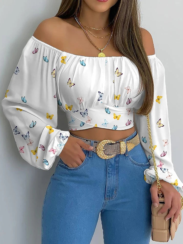 Soft Life Off-Shoulder Confidence Blouse