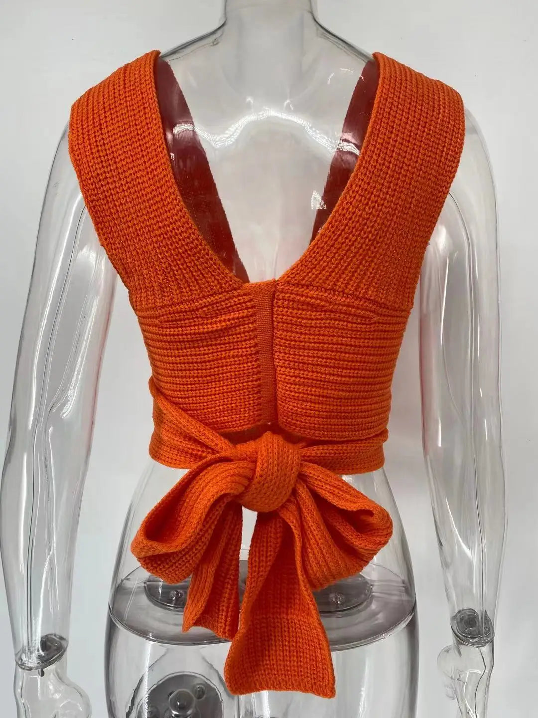 Luxe Wrap Knit Halter Top