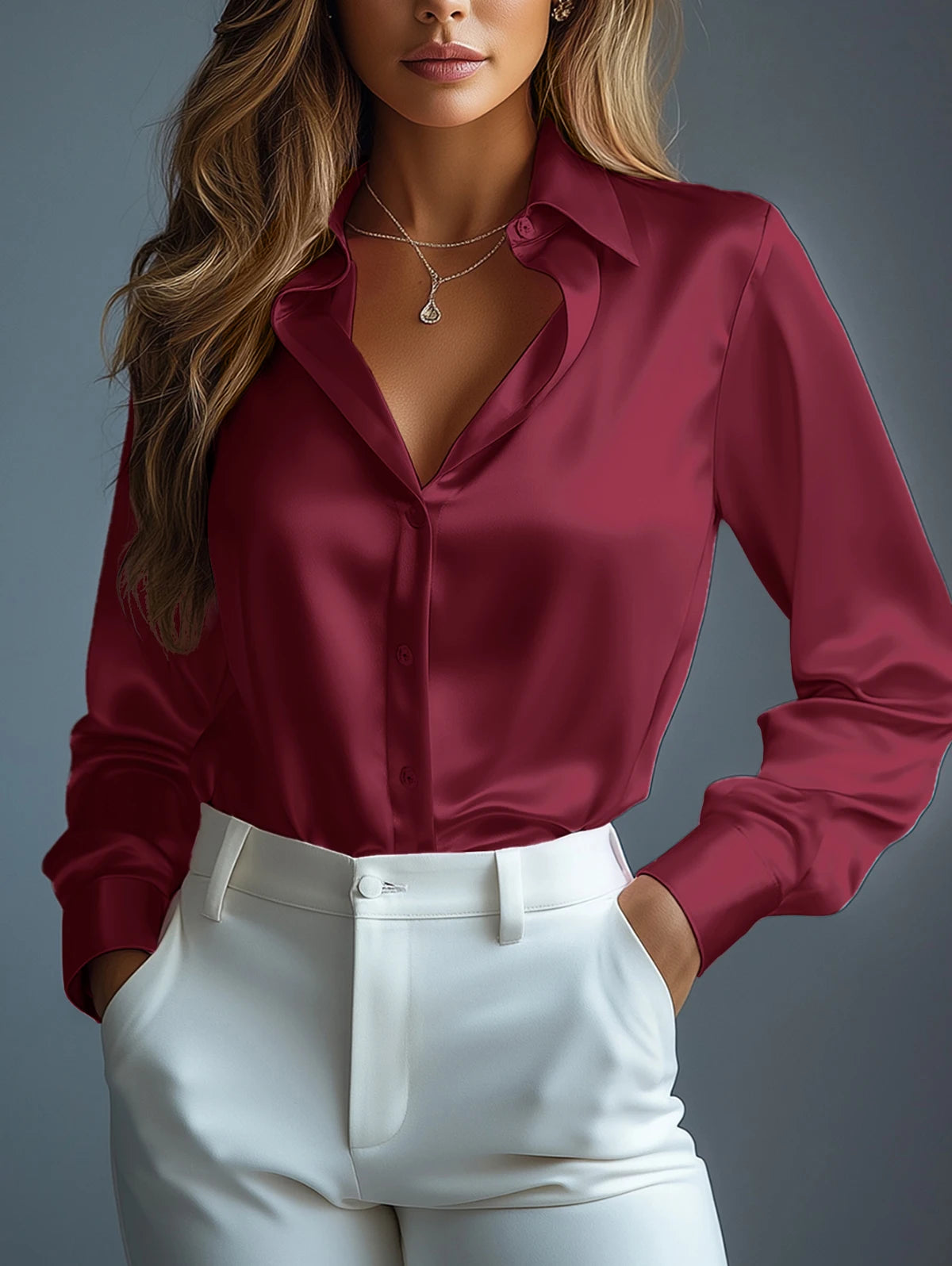 Soft Life Satin Signature Shirt